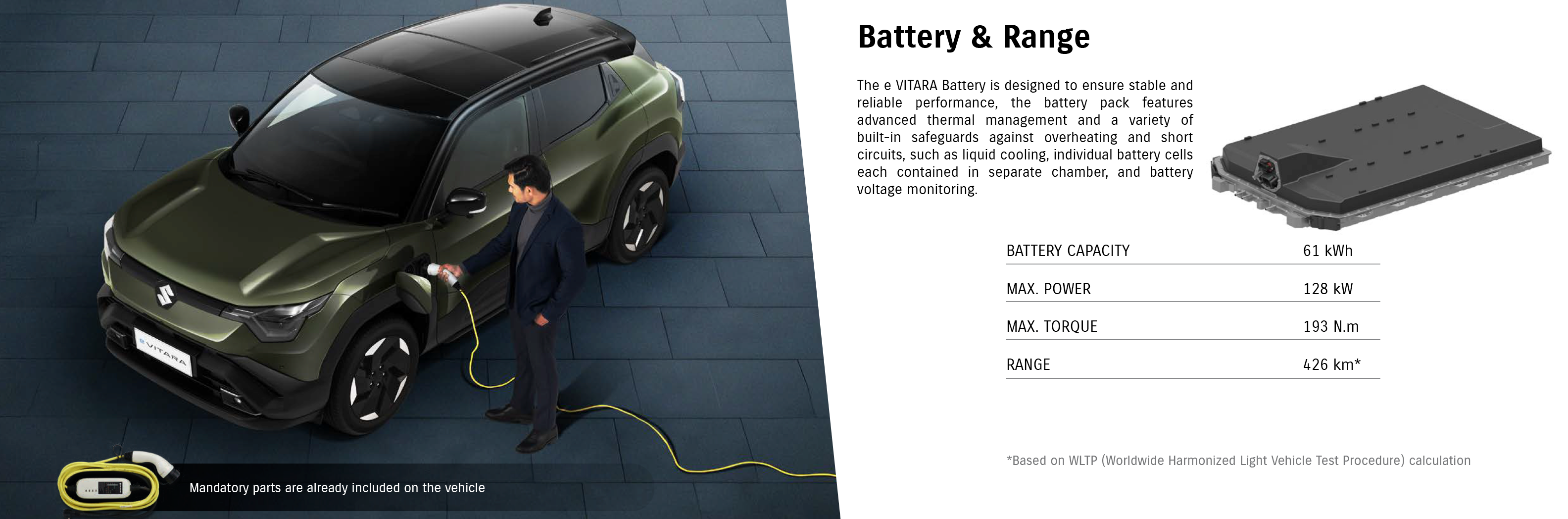 BATTERY AND RANGE